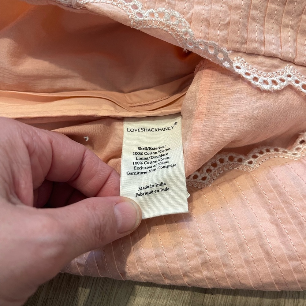 NWT LoveShackFancy Skipper Bustier Bubble Bath Pink Sz 8 - Picture 13 of 16